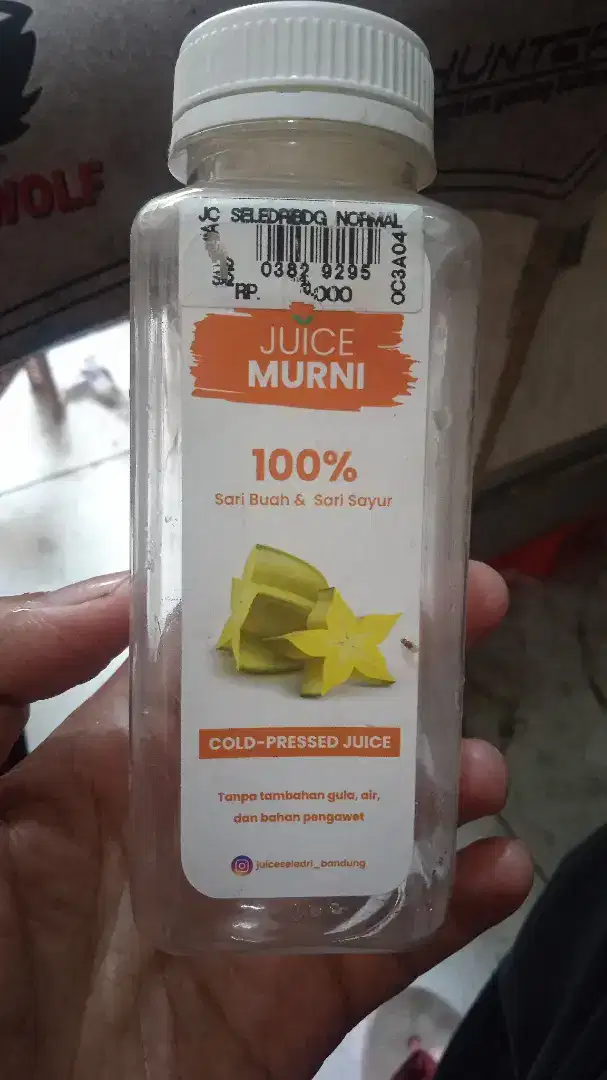 Jus murni tanpa tambahan