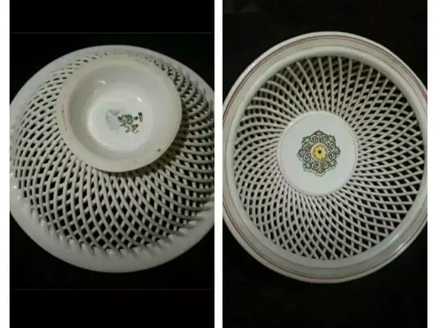Piring hias model krawangan Rusia (ori)