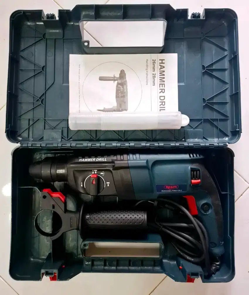 Baru REAIM Rotary jack Hammer Drill Mesin Bor Bobok beton tembok 26mm