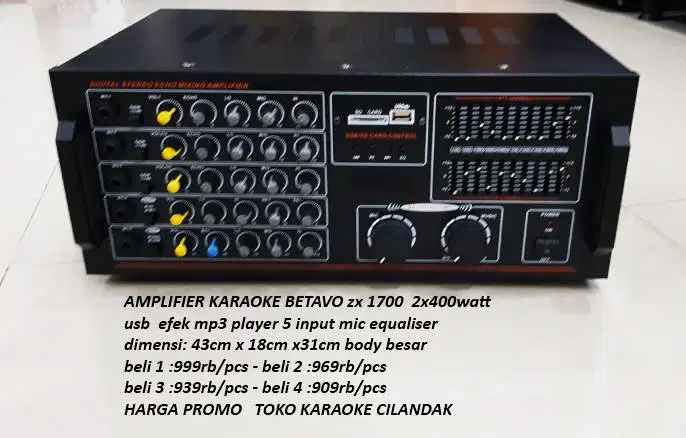 AMPLIFIER KARAOKE BETAVO BT1700