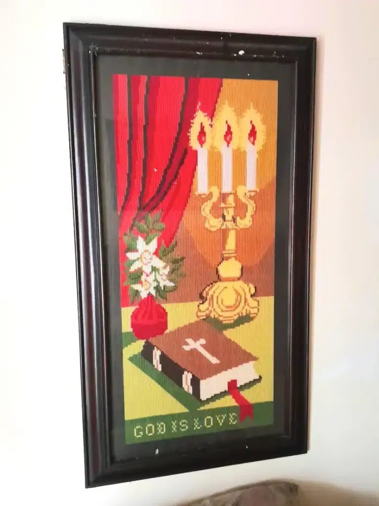 HIASAN DINDING KRISTIK UK 52 x 95 cm