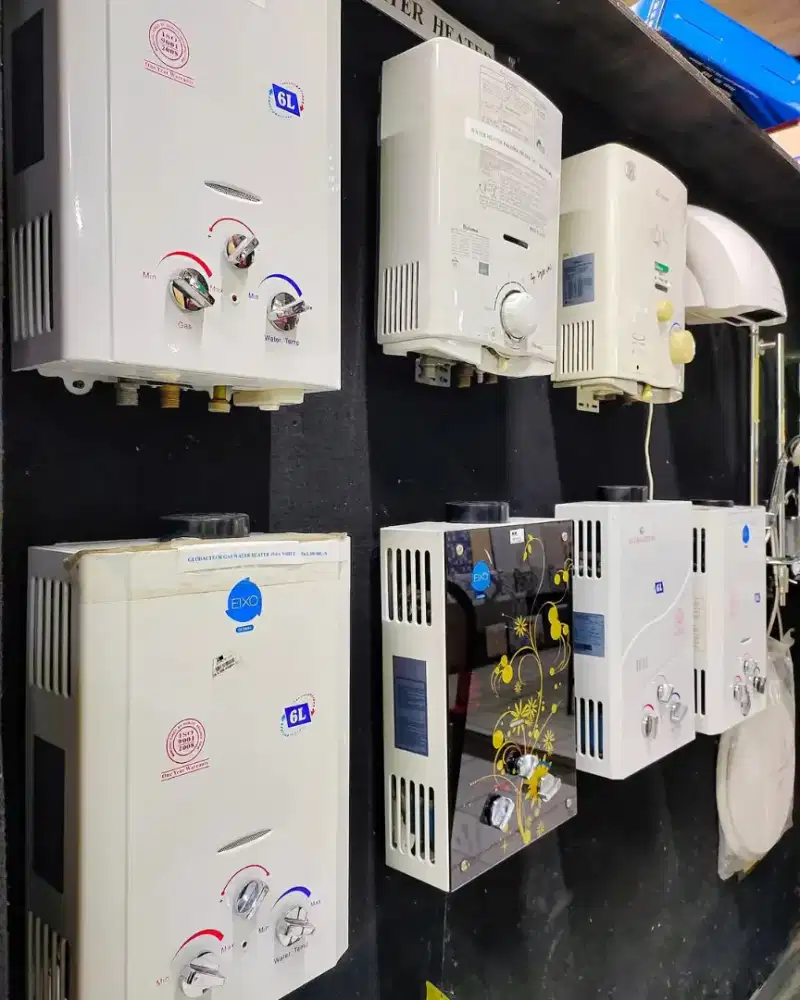 Water heater listrik dan gas