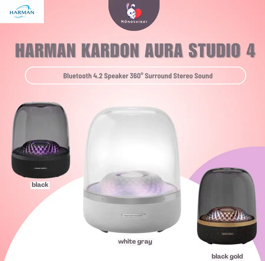 Harman Kardon Aura Studio 4 Speaker Home Bluetooth Wireless New Segel
