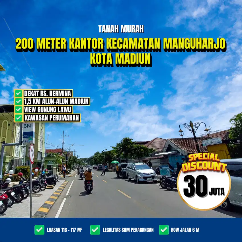 Harga Pas di Kantong, Kavling cocok Hunian Kota madiun