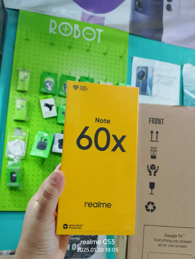 Realme Note 60x 4/128 GB free bonus