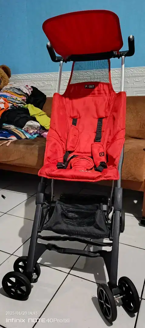 Stroller pockit coco latte