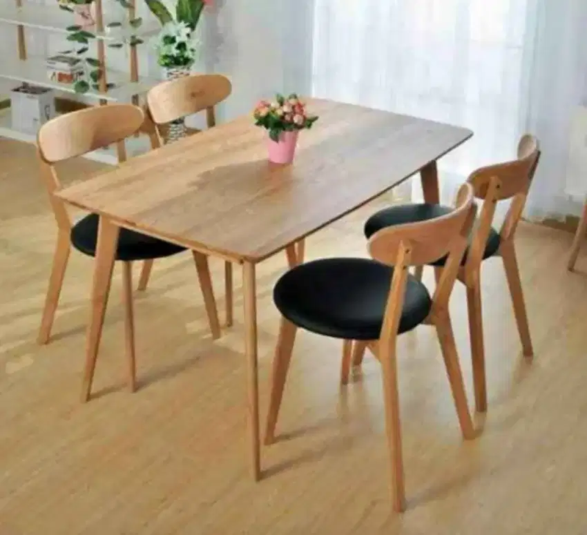 Meja kafe kayu jati