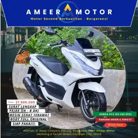 MOTOR BEKAS MURAH BERKUALITAS HONDA PCX 160 CBS TH 2023 MULUS TERAWAT