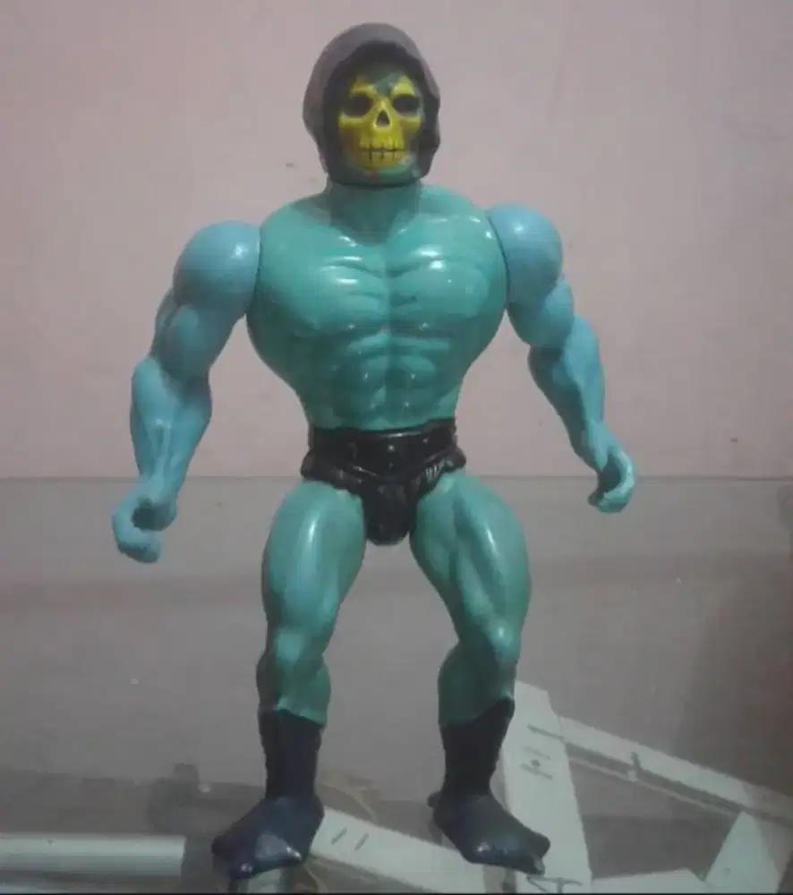 Mainan anak skeletor lawas vintage rare