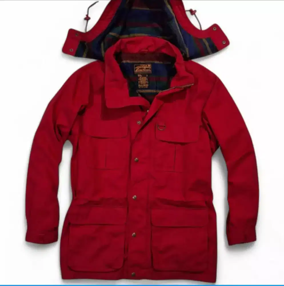 Fs.EDDIE BAUER Canvas Parka Jacket  Made In Bangladesh