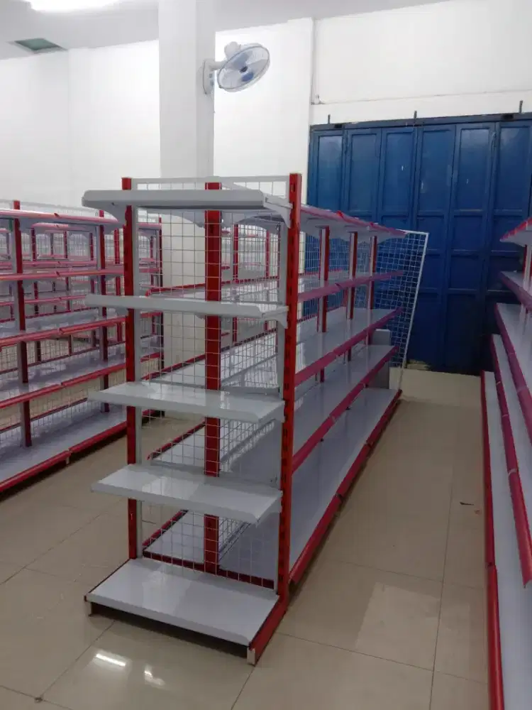 Grosir rak minimarket baru bukan bekas