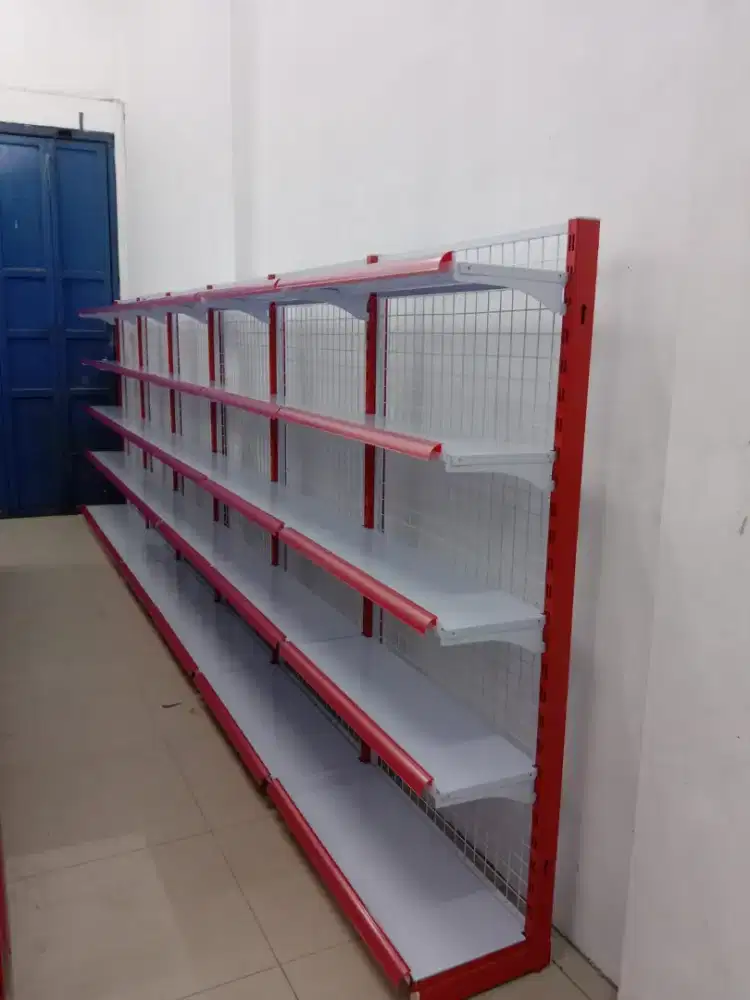 Promo rak minimarket baru bukan bekas