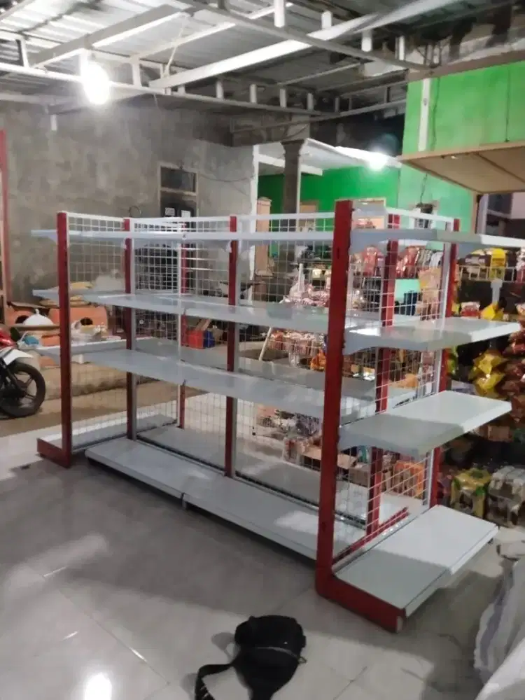 Obral murah rak minimarket baru bukan bekasan