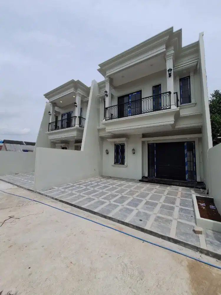 Rumah 2 lantai harjamukti cibubur dp 0% free biaya cukup booking 3jt