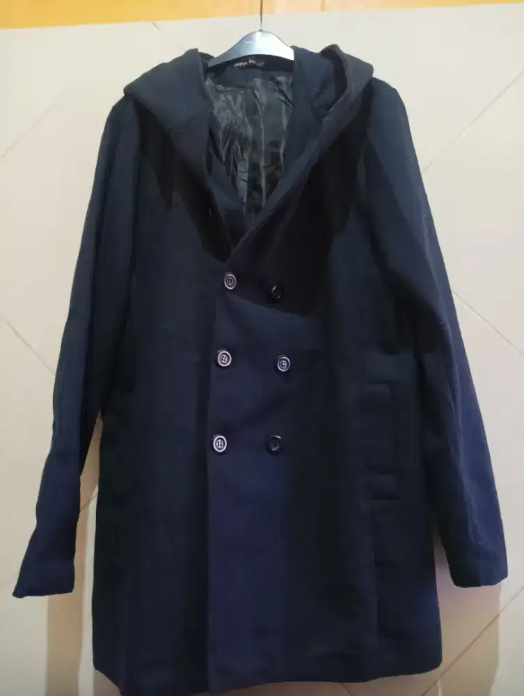 Jaket Woll Kancing Balmain