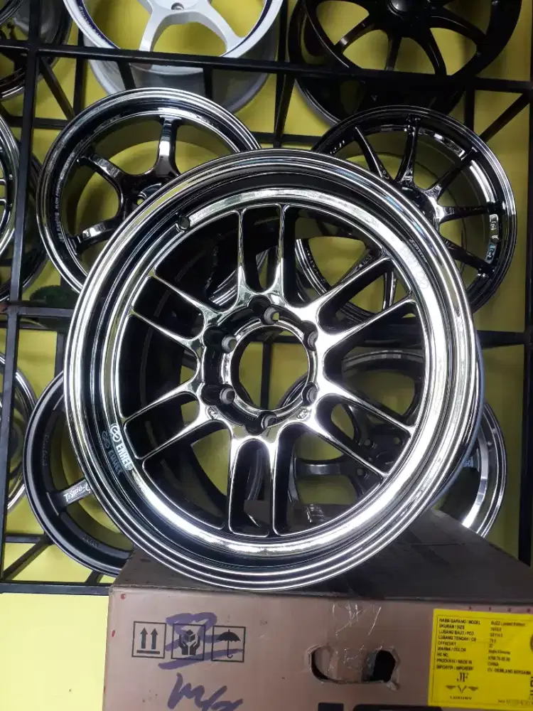 VELG ENKEI RPF1 BLACK CHROME R18×9H6×139 PAJERO,FORTUNER,HILUX