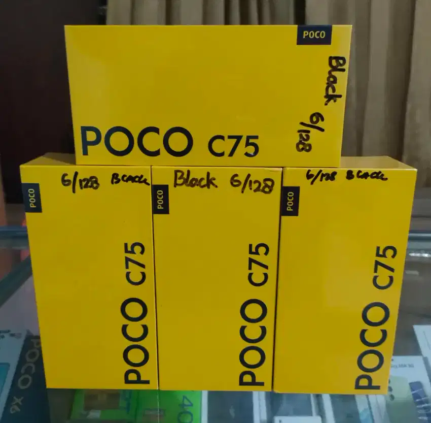 New Poco C75 -6/128 Garansi Resmi 1 Tahun