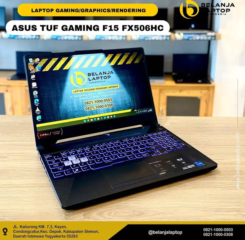 Asus TUF F15 FX506HC-I535B6T-O11/Intel i5 GEN 11/8GB/512GB/RTX 3050