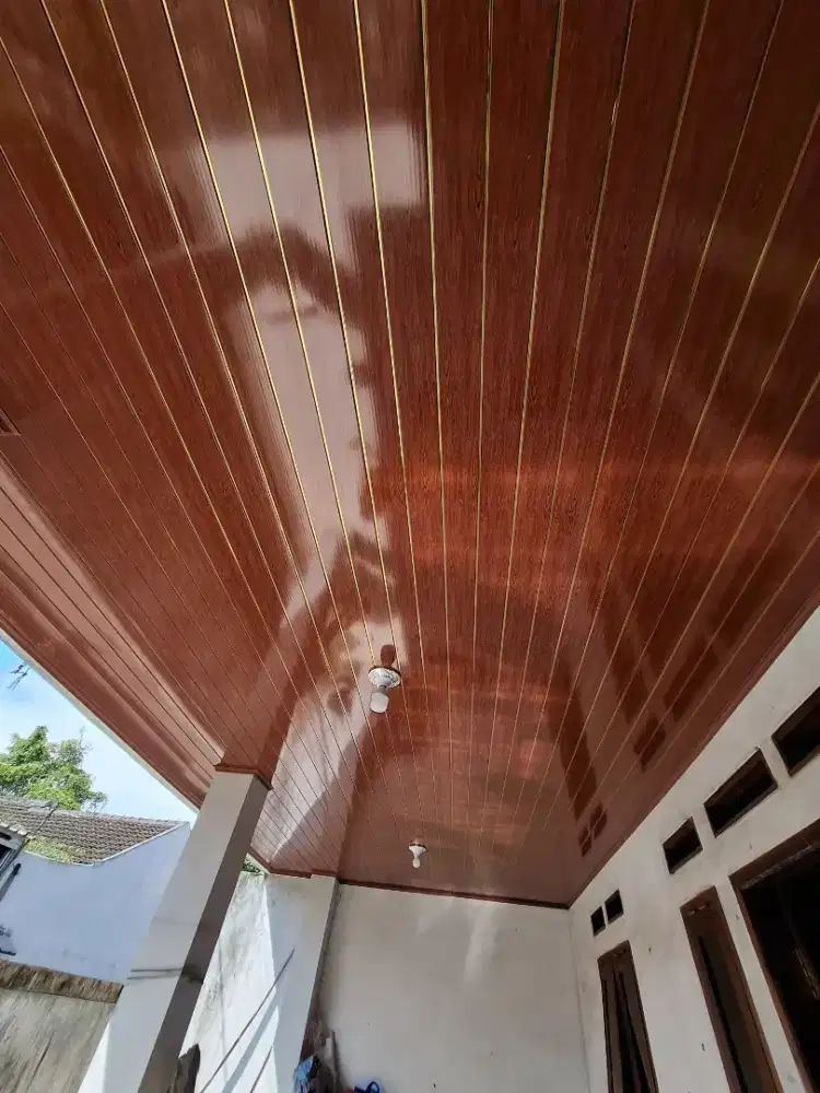 Plafon Pvc series serat kayu minimalis modern