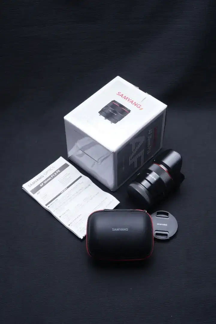 SAMYANG 35MM F1.8 MULUS LIKE NEW FULLSET