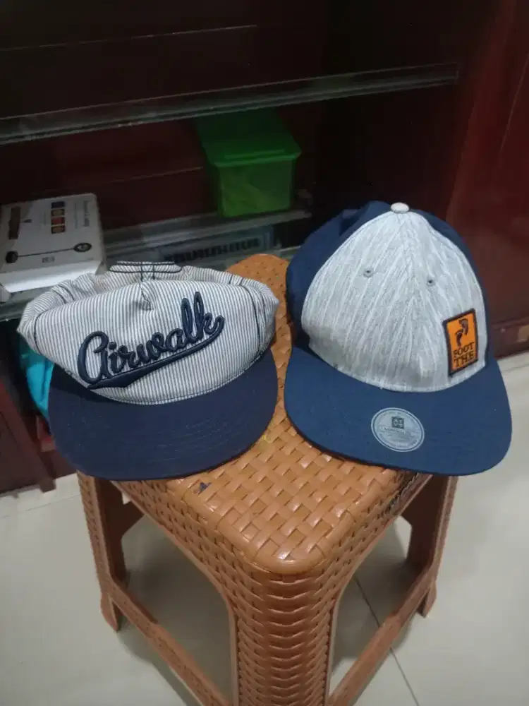 Topi Airwalk/Miniso & Toothbag Hangout Santai