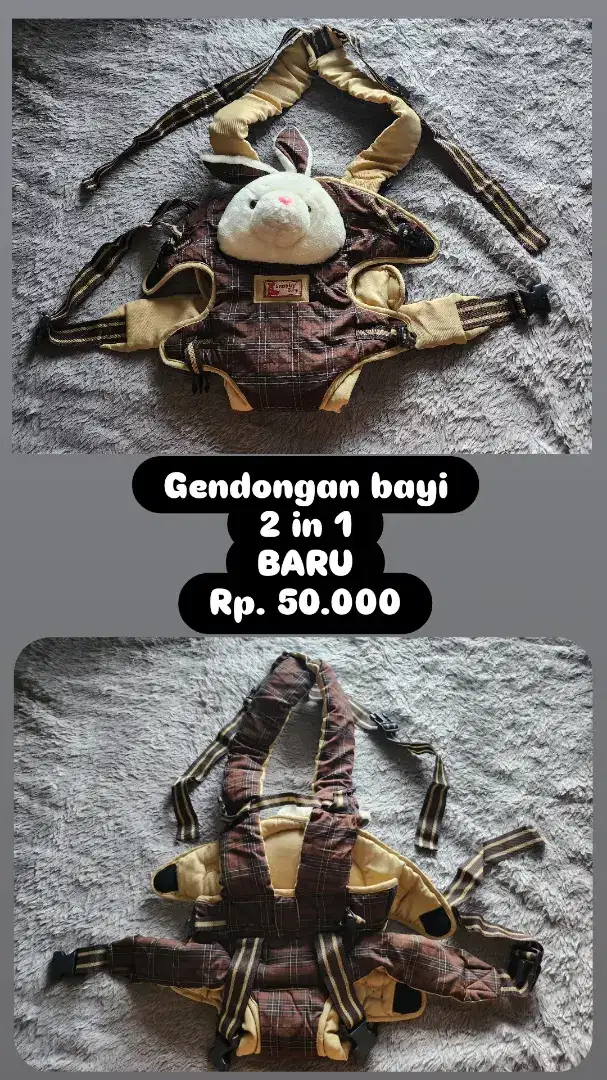 Gendongan bayi 2 in 1