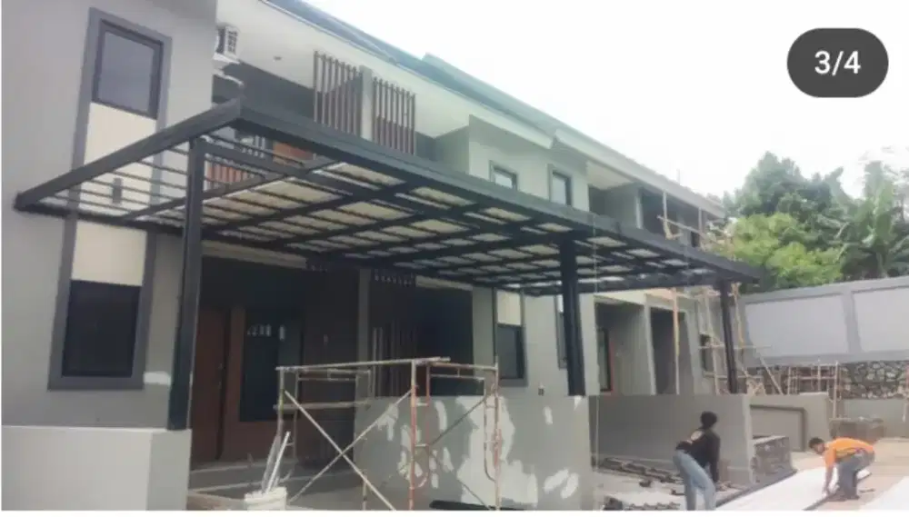 Rangka baja ringan galvalum, kanopi baja ringan,Canopy,Plafonpvc