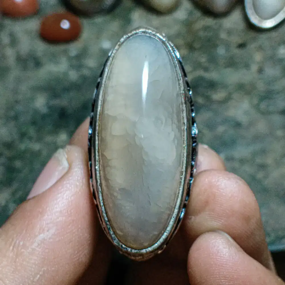 ASLI BATU PANDAN 3,9cm Ring 8/9 COD HANYA NEROKTOG