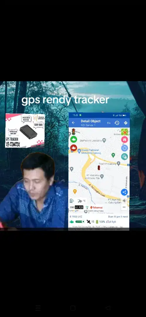 GPS GPS tracker pelacak mobil Avanza