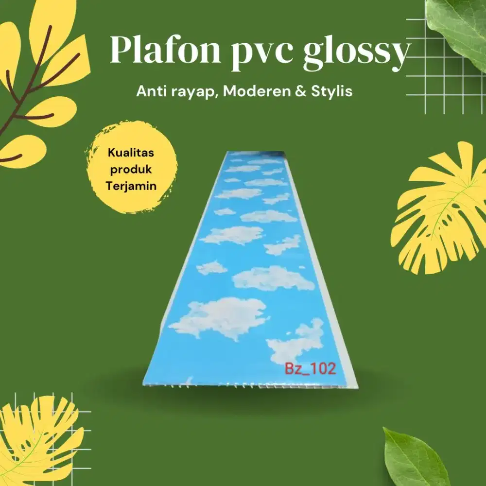 Harga grosir plafon PVC Glosy 2025
