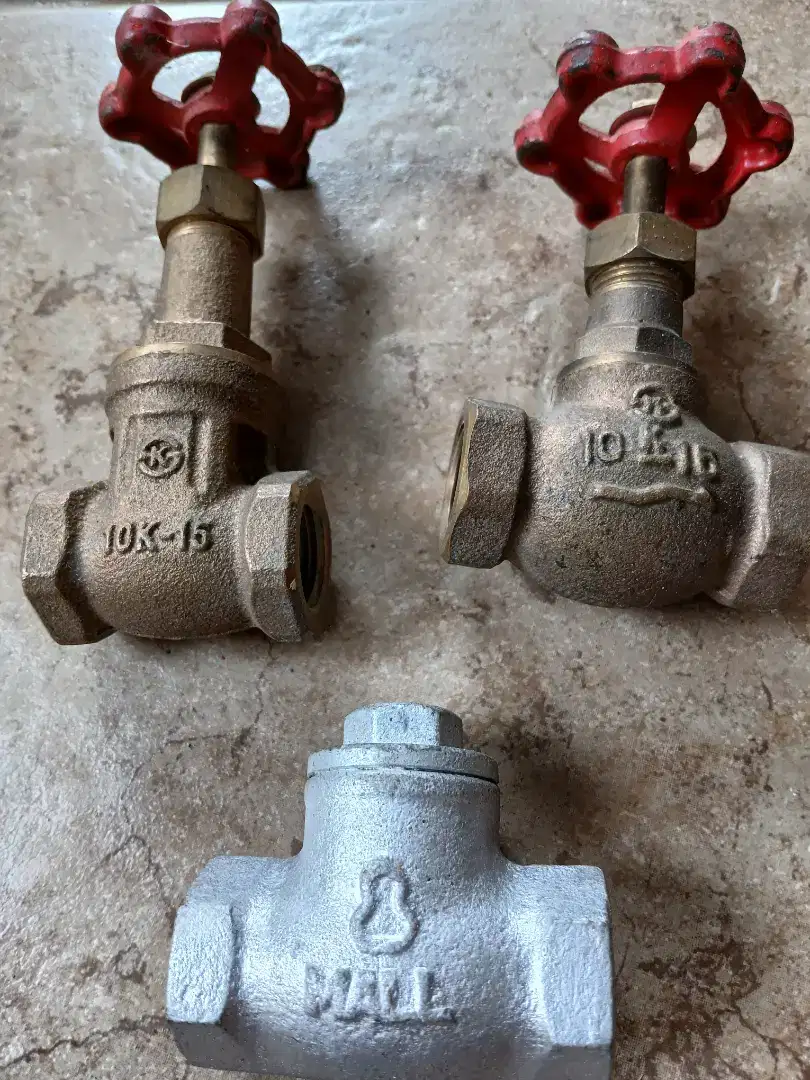 Globe valve dan Check valve