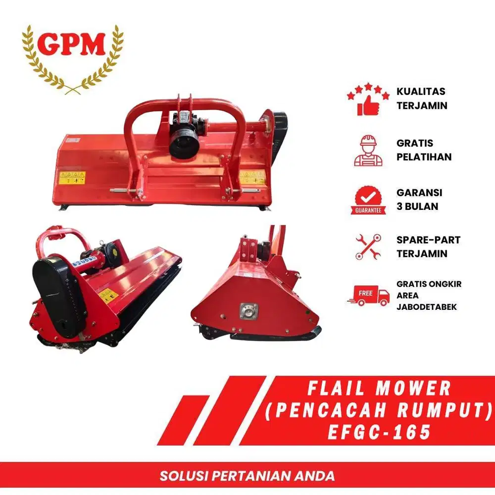 Flail Mower Pencacah Rumput EFGC-165