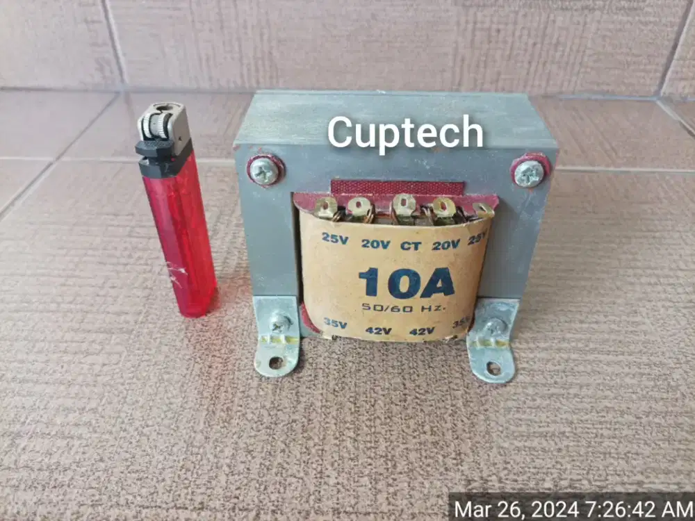 Trafo Excell 10A kecil 20-42v CT