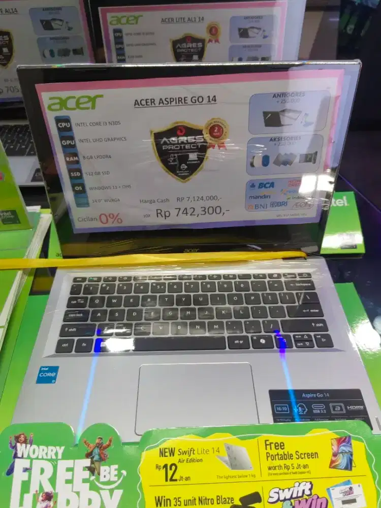 ACER ASPIRE GO I3 8GB 512GB