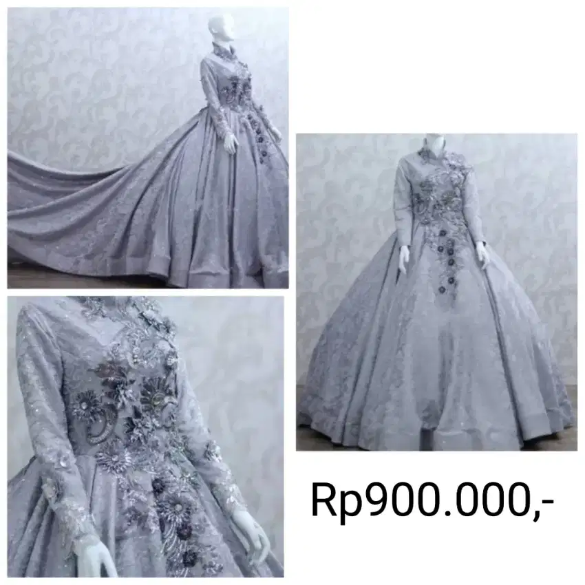 Baju pengantin second like new masih bagus