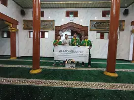 Karpet masjid platinum, free pasang di tempat