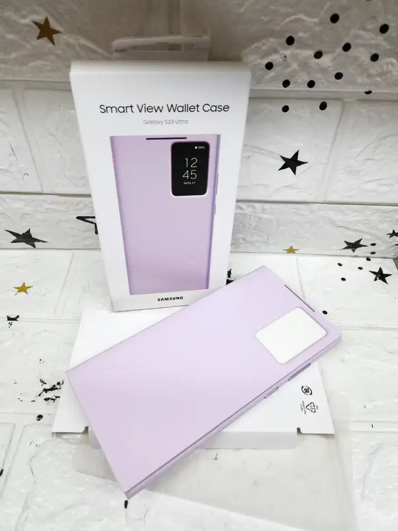 Sarung smart view wallet case samsung S23 ultra bekas original