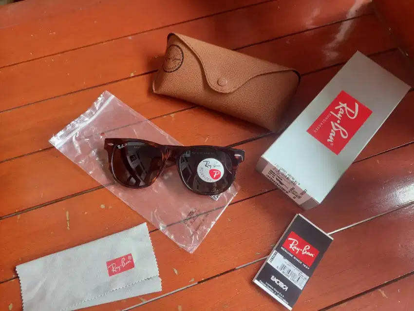 Kacamata Rayban Wayferer Size 54 Polarize Warna Tortos limited edition