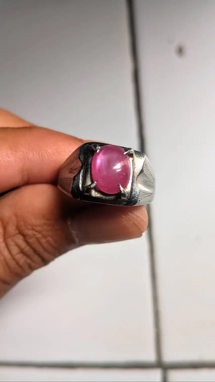 Batu akik Ruby asli