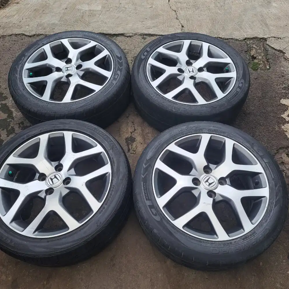 Velg dan ban honda city ring 16 cocok buat brio jazz sigra calya dll