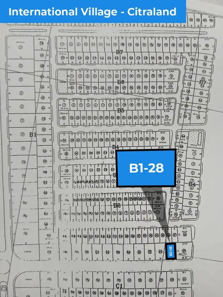 Dijual Tanah Komersial Raya Balerina International Village Citraland