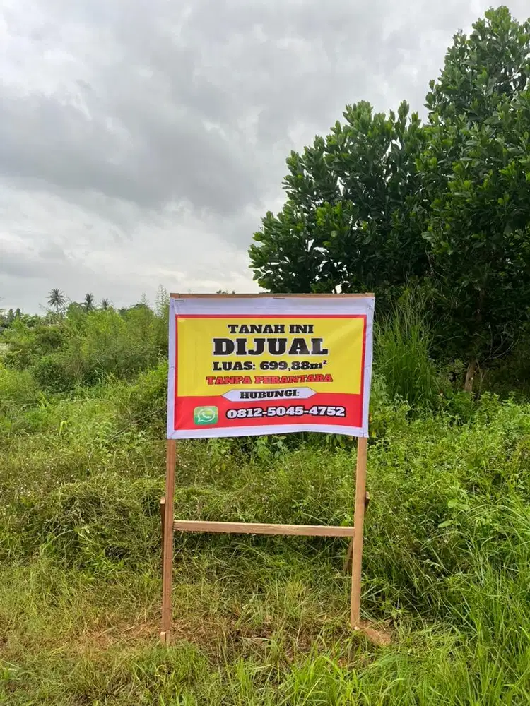Dijual Tanah Ukuran 699.88m persegi, Kota Banjarbaru