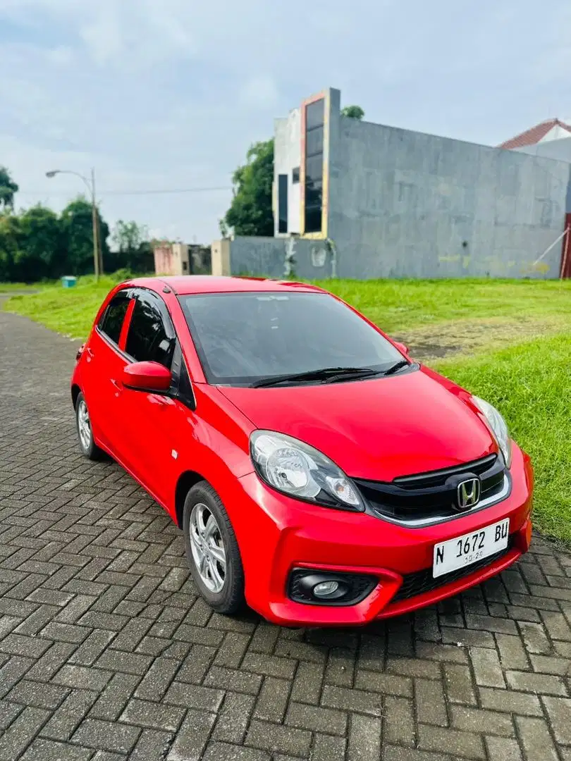 HONDA BRIO E MATIC 2016 MERAH SIAP PAKAI