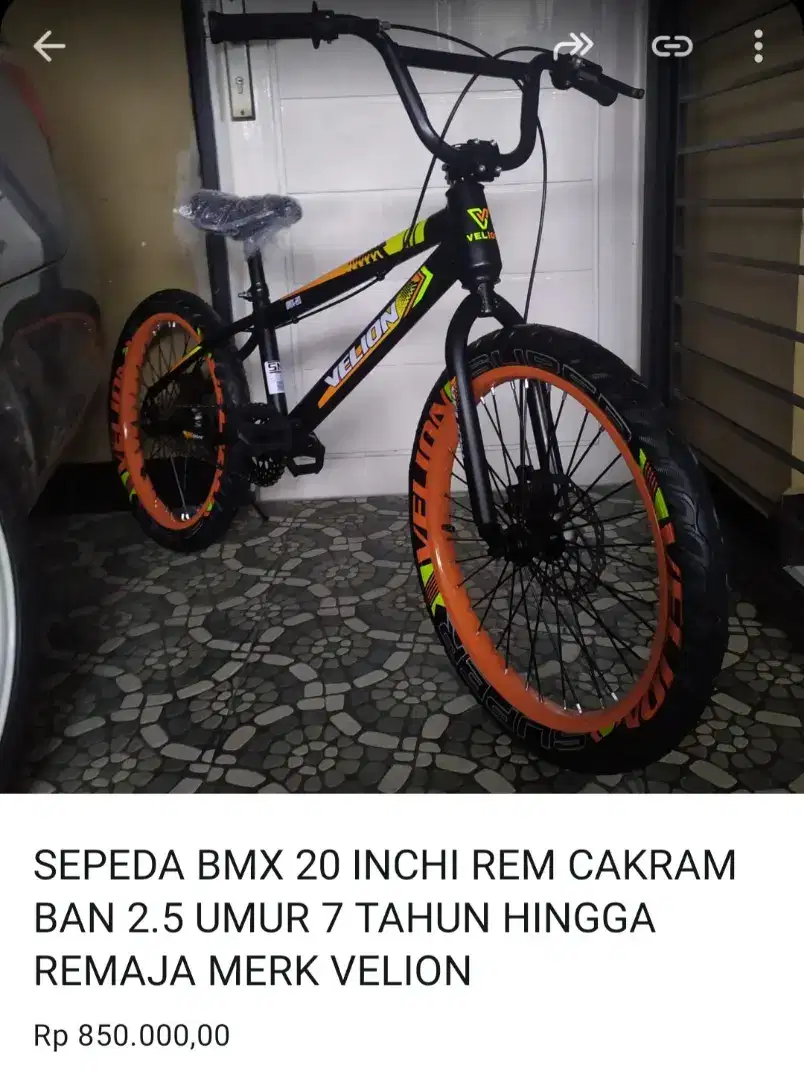 BMX ANAK 20
SEPEDA ANAK
SEPEDA BMX 20
SEPEDA ANAK BMX 20 INCHI
BMX