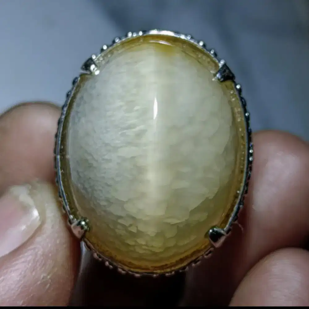 ASLI BATU PANDAN SEMU 2,6cm Ring 9/10 COD HANYA NEROKTOG