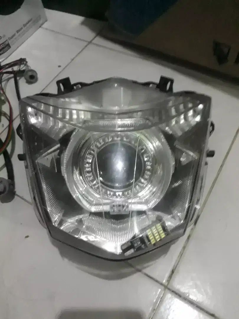 lampu led depan dan belakang beat FI