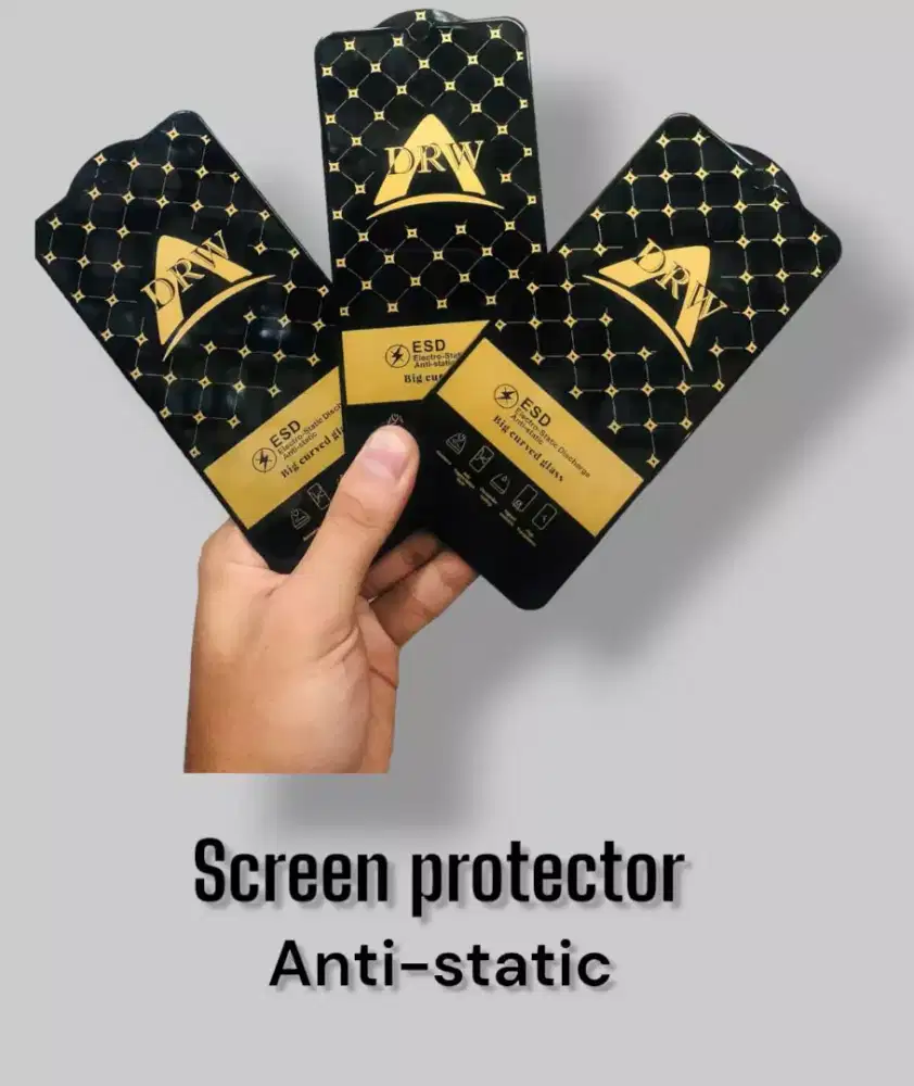 Tempred glass anti static