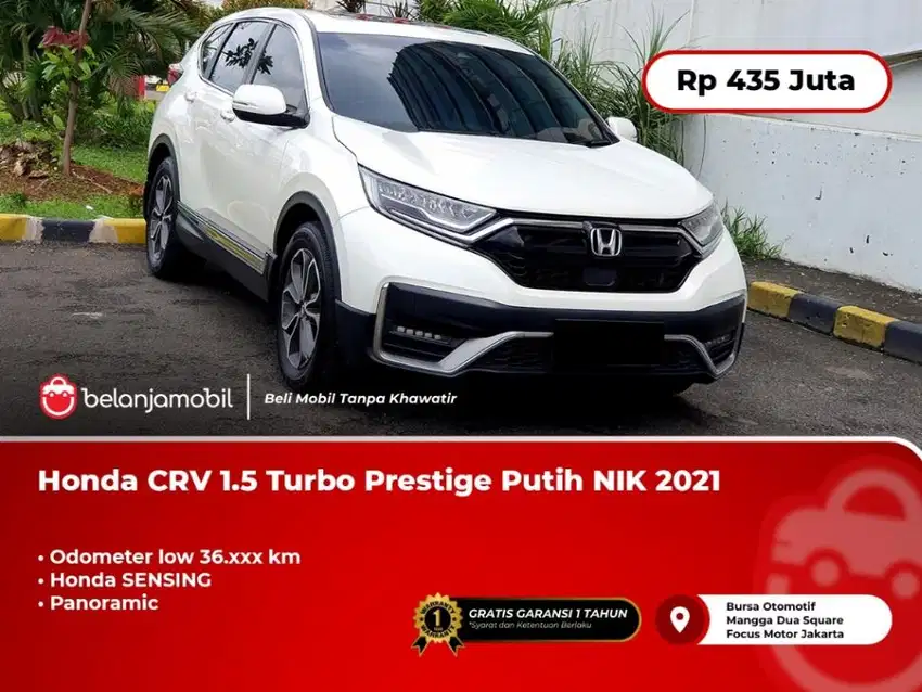 [PANORAMIC] Honda CRV CR-V 1.5 Turbo Prestige Sensing Putih 2021/2022