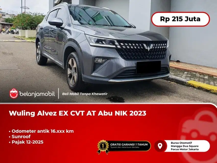 [ LOW KM 16RB ] Wuling Alvez EX CVT AT Abu Sunroof 2023/2024