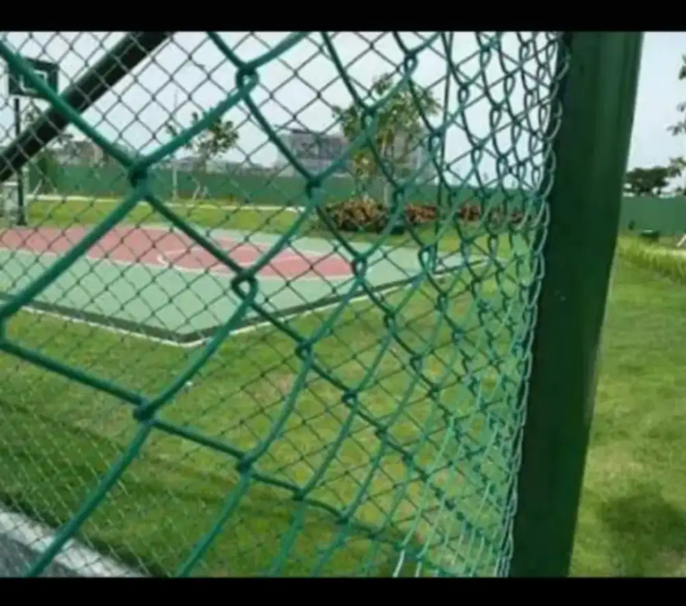 Kawat pagar harmonika lapis pvc